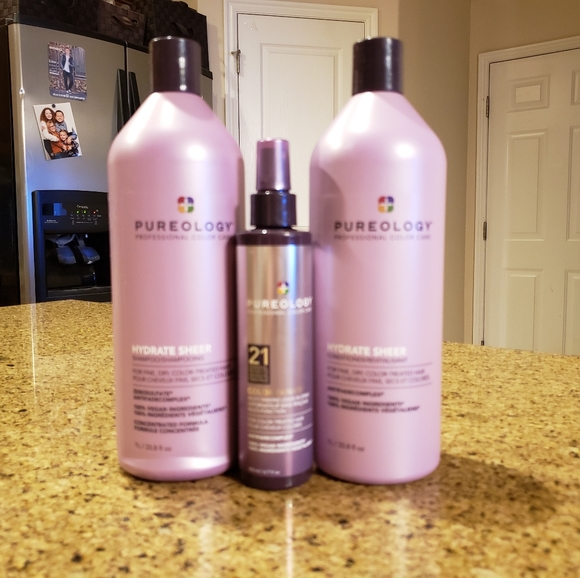 Pureology Hair Pureology Hydrate Sheer Shampoo Conditioner Trio